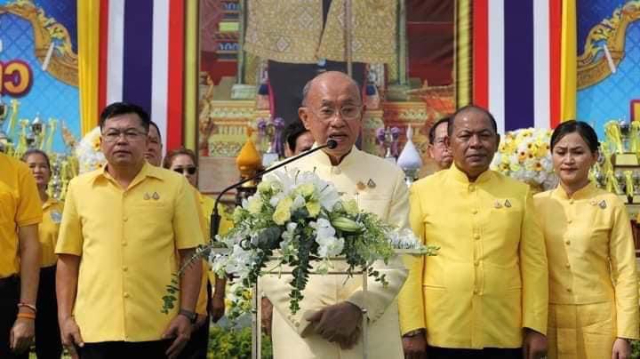 พิธีการภายในสนามวัดท่าหลวง ระหว่างงานปี 2567