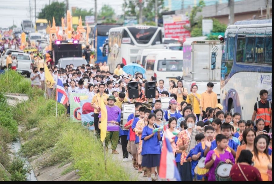 ประเพณีแห่เทียนพรรษา ตำบลมาบยางพร ระยอง 2569
