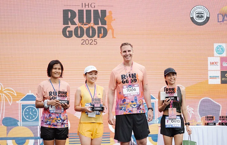 พิธีมอบรางวัล IHG Run for Good 2025 ปี 2568 ไม่ใช่ภาพงานปี 2569