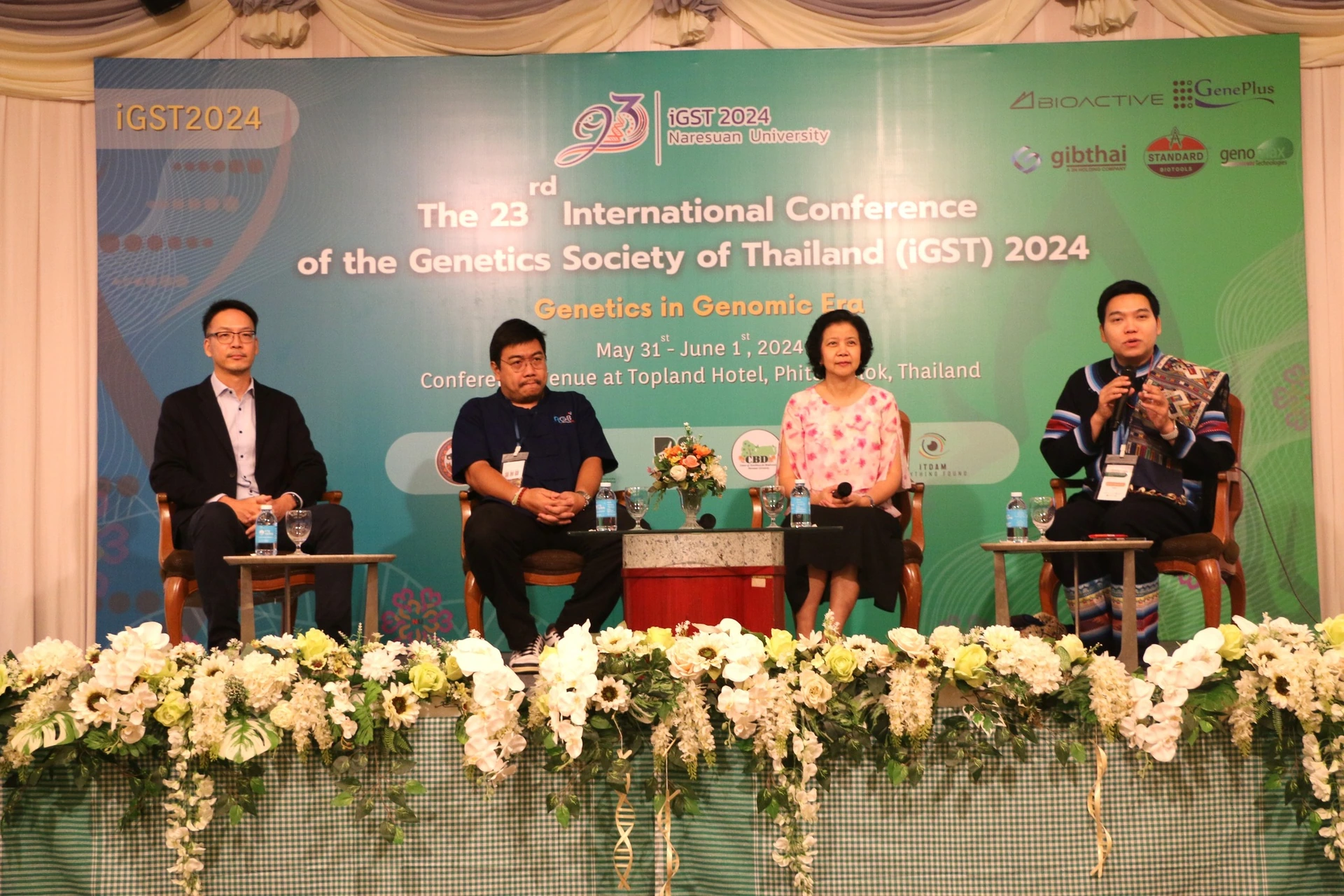 เสวนาบนเวทีในการประชุม iGST 2024 ครั้งที่ 23