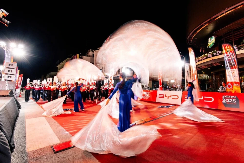 การแสดงวัฒนธรรมในบรรยากาศ Korat Marathon 2025