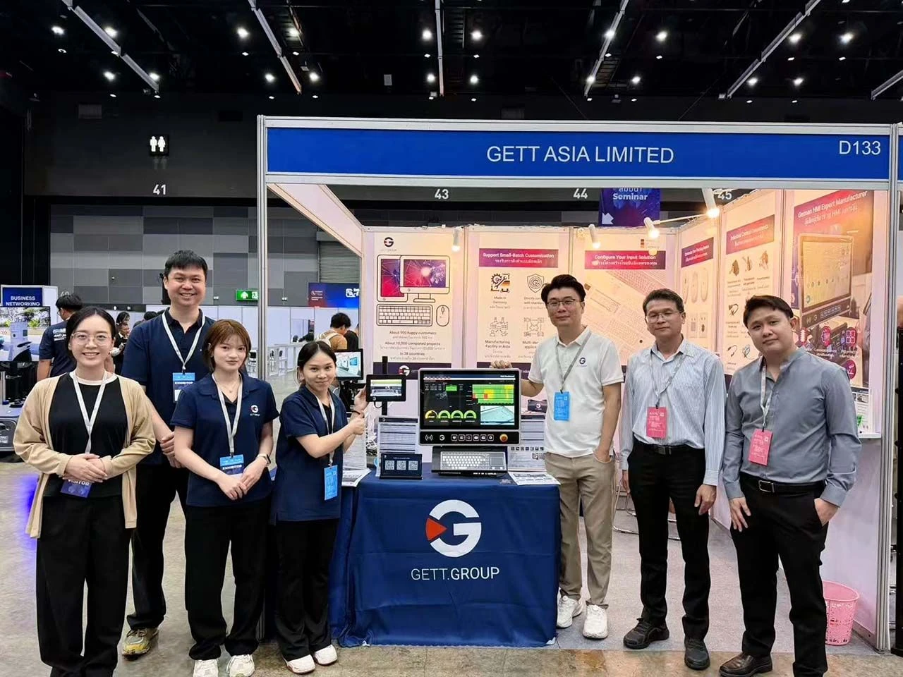 ทีม GETT.ASIA ที่บูธภายในงาน Automation Thailand 2026