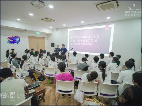 สมาชิกคณะ Sarasas Ektra Chorus ร่วมเวิร์กช็อปใน Thailand International Choral Festival 2026