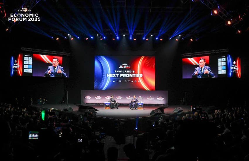 มุมกว้างเวทีและผู้ฟังใน THE STANDARD ECONOMIC FORUM 2025