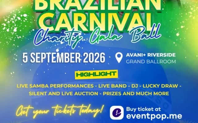 Brazilian Carnival Charity Gala Ball – ‘Sapucai – A Thousand Colors, One Avenue’