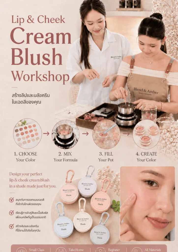 Lip & Cheek Cream Blush Workshop