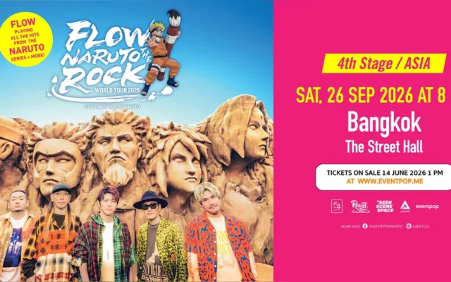 FLOW WORLD TOUR 2026 “NARUTO THE ROCK” — Bangkok