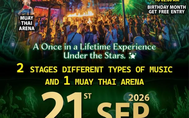 SEPTEMBER 21ST, 2026 Hii Festival Koh Tao