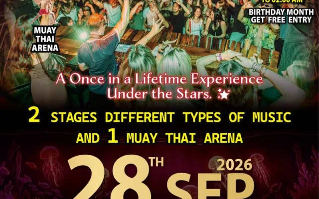 SEPTEMBER 28TH, 2026 Hii Festival Koh Tao