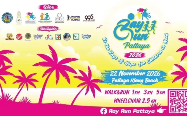 Ray Run Pattaya 2026 Run for All, Race for Hope