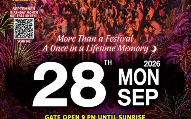 SEPTEMBER 28TH, 2026 Waterfall Festival — 2 Days After Full Moon Party