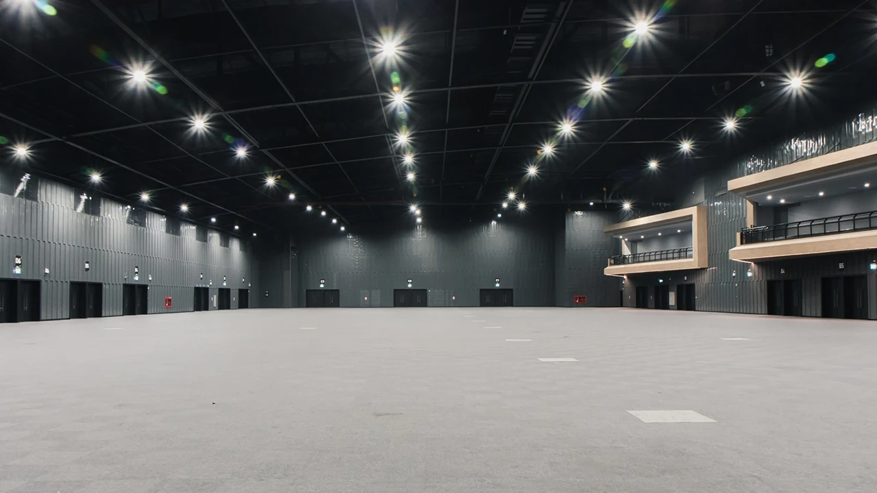 ภายในฮอลล์ของ Union Hall จากเว็บไซต์สถานที่ทางการ — ไม่ระบุวันหรือปีถ่าย คงภาพเต็มกรอบ เป็นภาพสถานที่ประกอบย้อนหลัง ไม่ใช่ภาพการแสดง ATSUKO วันที่ 27 พฤศจิกายน 2569 หรือการเตรียมงาน และไม่รับรองห้องที่จัด ผังเวที ที่นั่ง คุณภาพเสียง หรือสภาพปัจจุบัน