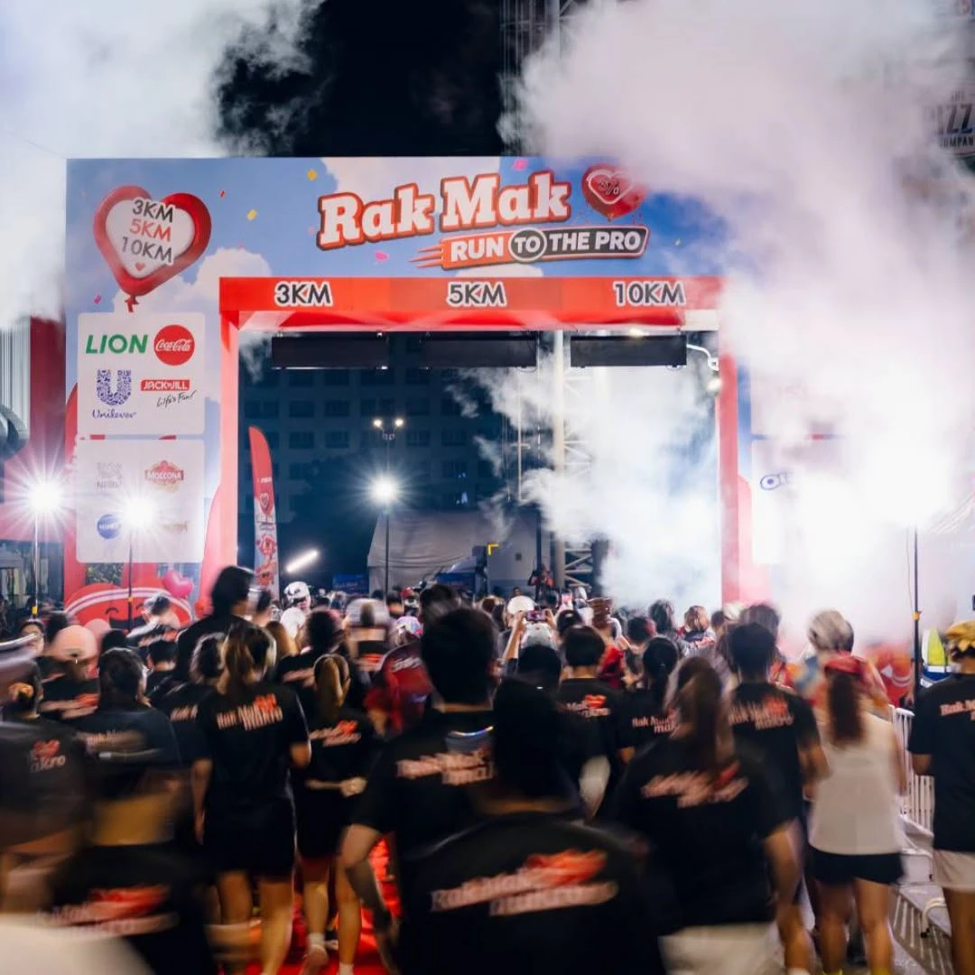 นักวิ่งใต้ซุ้ม Rak Mak Run to the PRO ในรายงานงานวันที่ 13 กันยายน 2569