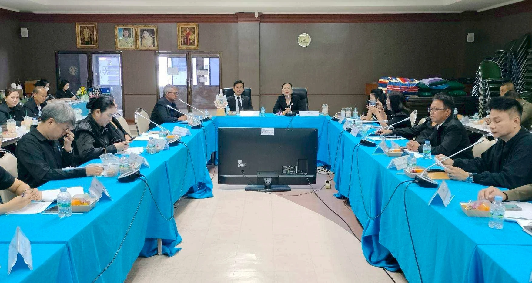 อีกมุมของห้องประชุมเตรียมเพชรบุรีมาราธอนครั้งที่ 4 ปี 2568