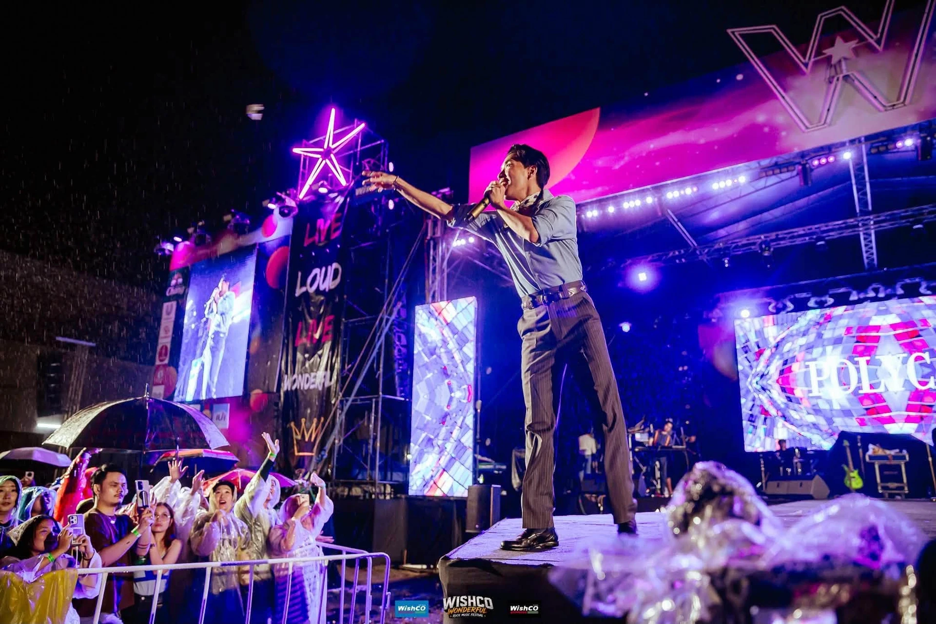 ภาพบรรยากาศหน้าเวที WishCO คืนวันที่ 10 ตุลาคม 2569 จากรายงาน Korat Way