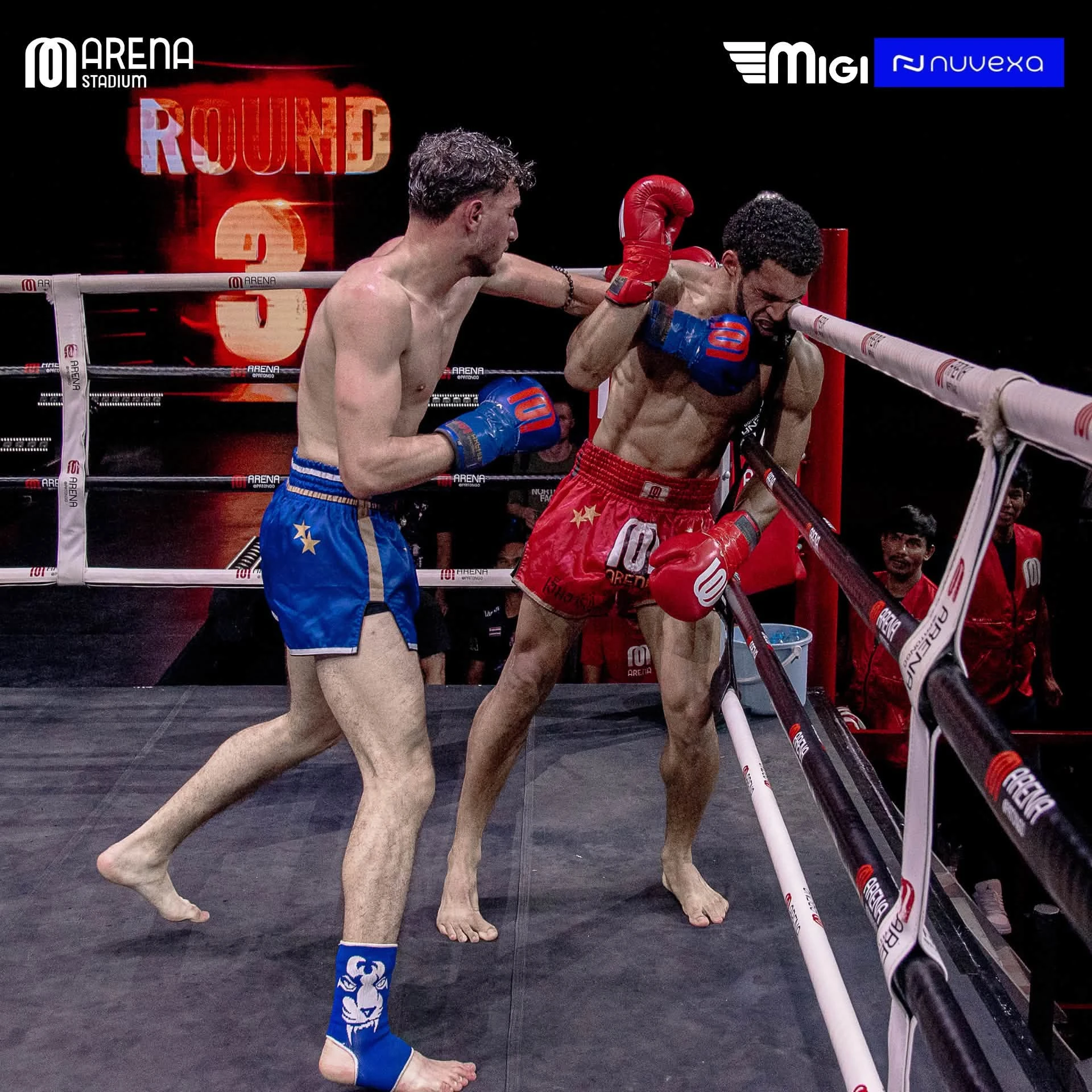 ภาพกิจกรรมมวยไทยในเวทีจากอัลบั้ม Dejdamrong SuperFight รอบ 26 พฤษภาคม 2569 ที่ภูเก็ต