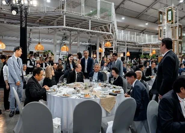 ภาพบรรยากาศบริเวณโต๊ะในกิจกรรม CEO Gala Night เปิดตัว FutureBuild Asia วันที่ 6 มีนาคม 2569 จากเว็บไซต์ผู้จัด