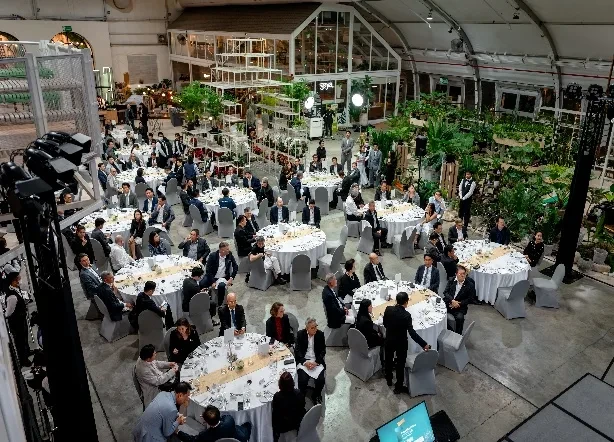 ภาพมุมกว้างภายในกิจกรรม CEO Gala Night วันที่ 6 มีนาคม 2569 จากข่าวเปิดตัวร่วม FutureBuild Asia, R+T และ DOMOTEX