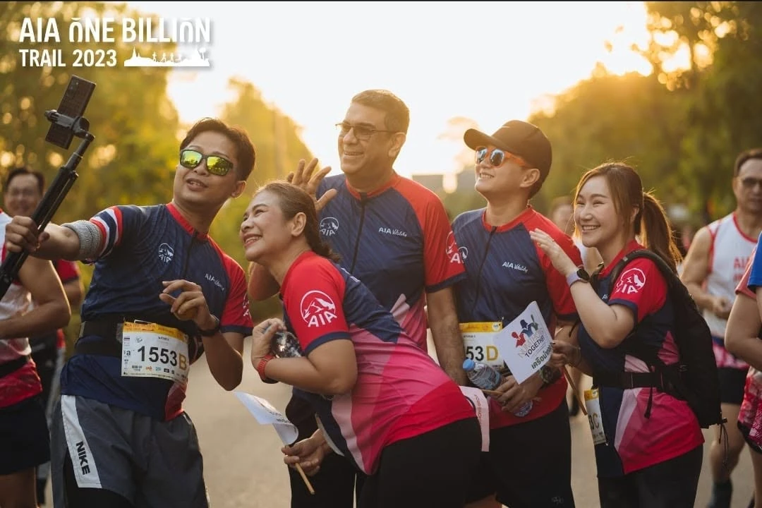 ภาพบรรยากาศกิจกรรม AIA One Billion Trail ครั้งก่อนจากรายงานเชียงใหม่ คงตรางาน 2023 และภาพเต็ม