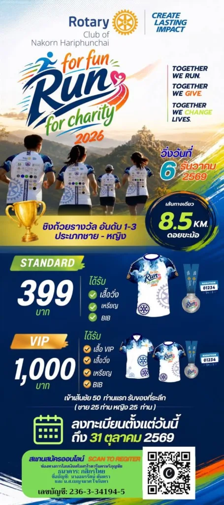 Run for Fun, Run for Charity 2026