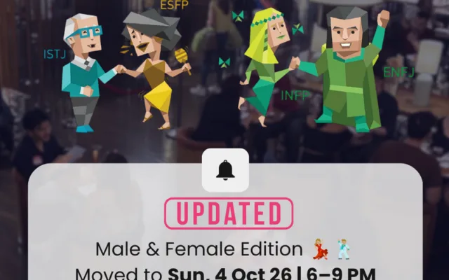 M/F Speed Dating by OMG Matchmaking: OMG! MBTI MATCH